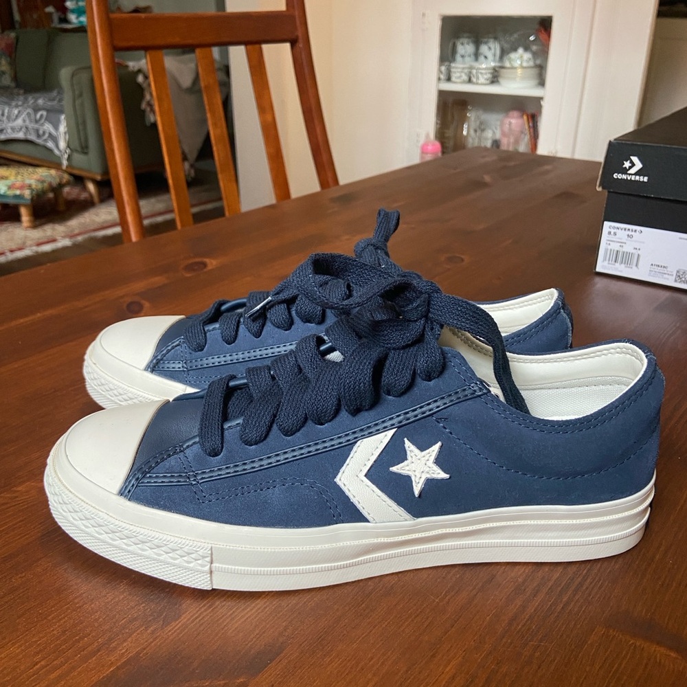 Converse Navy and White Star Sneakers